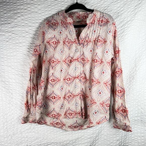 OshKosh B'gosh Other - Nice Oshkosh B'Gosh Girls Button Up Pink Purple Orange 100% Cotton Shirt, Sz 6